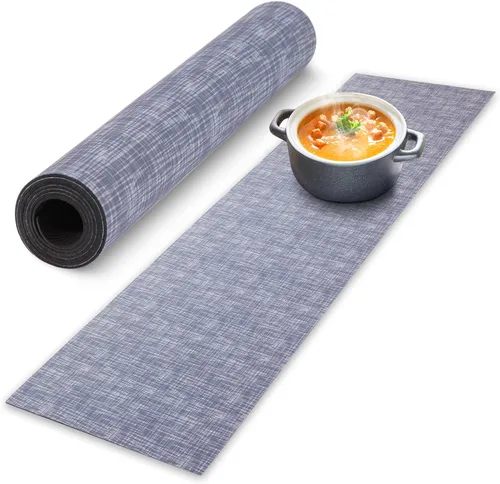 Vista 12 de Tapete de mesa de salvamanteles para platos calientes, 12 x 40 pulgadas, resistente al calor, impermeable, decorativo, para granja, cocina