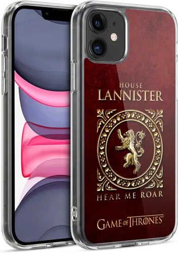 Vista 40 de Producto oficial de HBO Game of Thrones metálico Sigils Soft Gel Case para iPhone de Apple 7 Plus/8 PLUS, Lannister