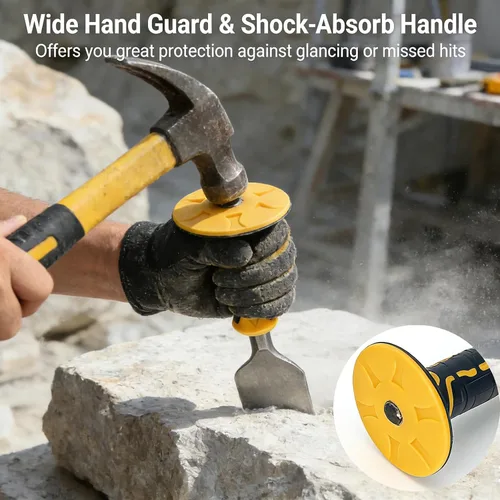 Vista 4 de 9 Inches Masonry Chisel With Hand Protection