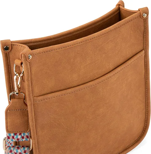 Vista 4 de Montana West Bolsos cruzados para mujer, bolsos de hombro tipo cubo