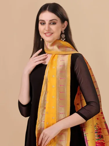 Vista 7 de Estampado Animal Seda Hani Dupatta