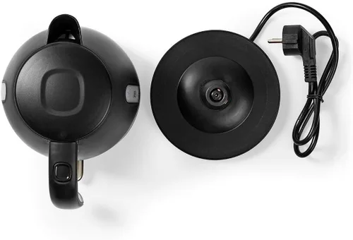 Vista 3 de Nedis Hervidor eléctrico, 1 L, rotación de 360 grados, negro