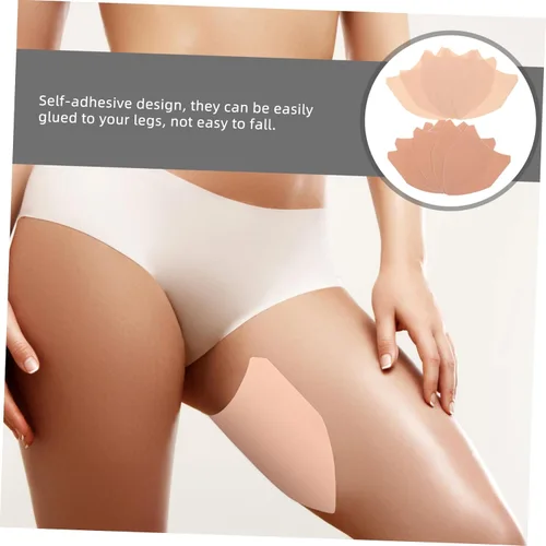 Vista 7 de 10 calcomanías elásticas para rozar los muslos, bandas transpirables para el muslo para prevención de frotamientos, reduce la fricción
