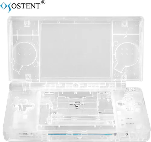 Vista 2 de OSTENT Full Repair Parts Replacement Housing Shell Case Kit for Nintendo DS Lite NDSL Color Clear