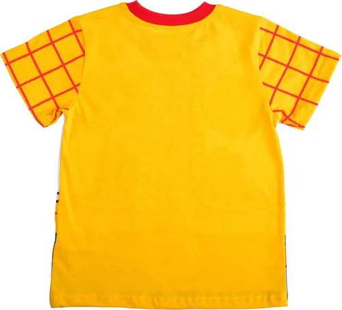 Vista 3 de Disney Toy Story - Conjunto de camiseta y pantalón deportivo para niños pequeños y pequeños, azulamarillo o verdegris