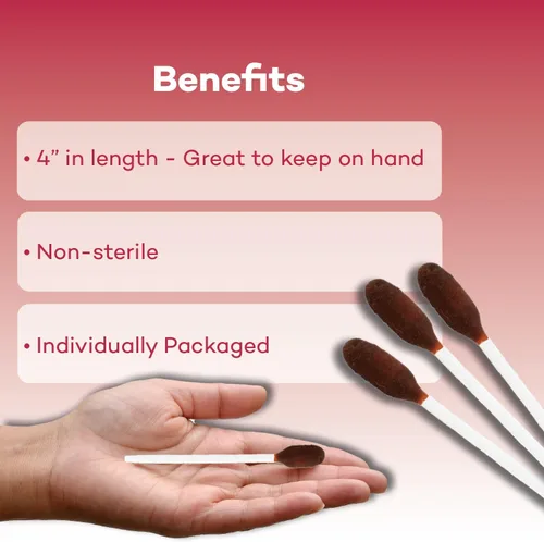 Vista 3 de Dealmed Povidone yodo 10% hisopos – Paquetes sellados individualmente perfectos para el cuidado de heridas y botiquines portátiles de primeros