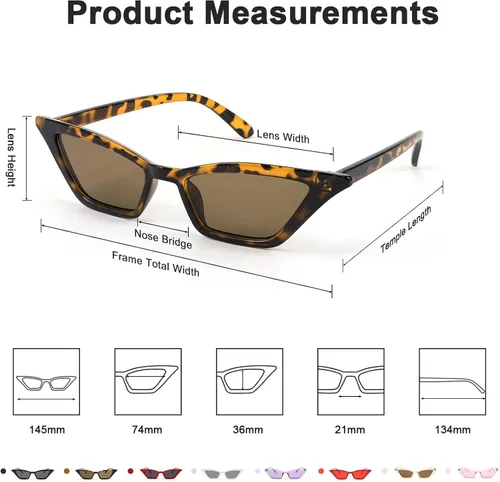 Vista 6 de FEISEDY Gafas de sol polarizadas de gran tamaño, ajuste sobre lentes de sol de moda, protección UV400, B2922, 65mm