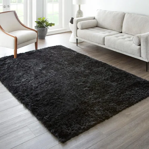 Vista 90 de Ophanie - Alfombras para sala de estar, antideslizante y suave, de felpa grandes y peludas para dormitorio, peludas para niños y niñas, decoración