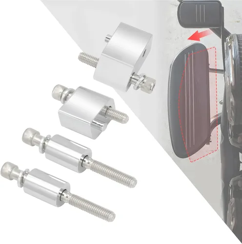 Vista 10 de Kit de Extensión de Piso para Conductor de 1-1/4'' Compatible con Harley Touring Electra Glides, Road Glides, Road Kings, Street Glides 2009-2024