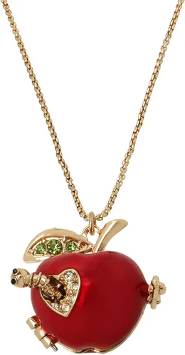 Vista 2 de Betsey Johnson Collar largo con colgante de manzana