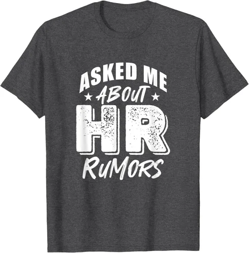 Vista 13 de Pregúntame sobre Rumores de RRHH Camiseta, Negro