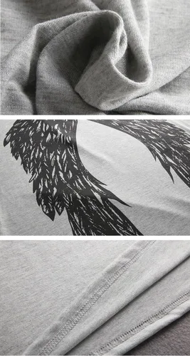 Vista 4 de FV RELAY - Camiseta de manga corta con alas de ángel para mujer