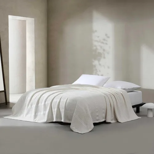 Vista 11 de Calvin Klein - Manta Queen, ropa de cama de algodón suave, manta de cama de peso medio (blanco, Queen)