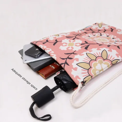 Vista 2 de Miomao Mochila con cordón para el gimnasio, estilo dalia