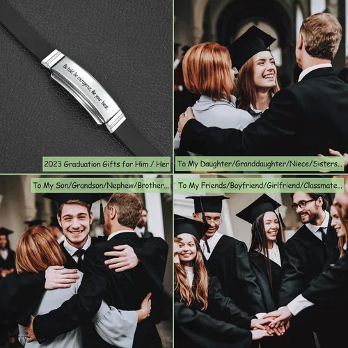 Vista 7 de KOORASY Graduation Gifts for Him 2023, Graduation Gifts for Her College Graduation Gifts for College Students Male, High School College Bracelets