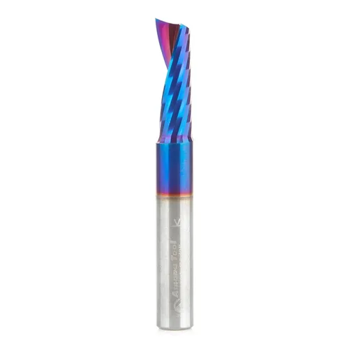 Vista 10 de Amana Tool Spektra 51412-K, 51412-K, 3/16 D x 5/8 CH x 3/16 SHK x 2 pulgadas de largo, acabado de espejo