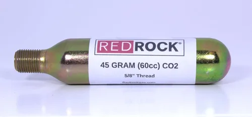 Vista 4 de RedRock Cartucho de CO₂ de 1.59 oz (60 cc) - Recipiente de CO2 roscado 5/8-18 UNF para chalecos salvavidas inflables, chalecos con bolsa de aire