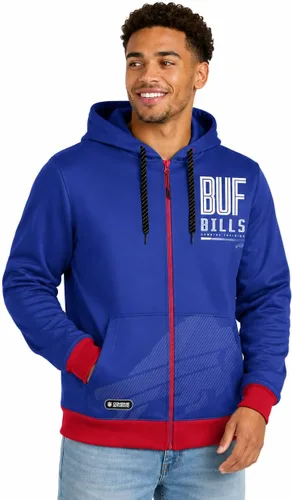 Vista 15 de Outerstuff NFL - Sudadera con capucha para hombre con cremallera completa en colores del