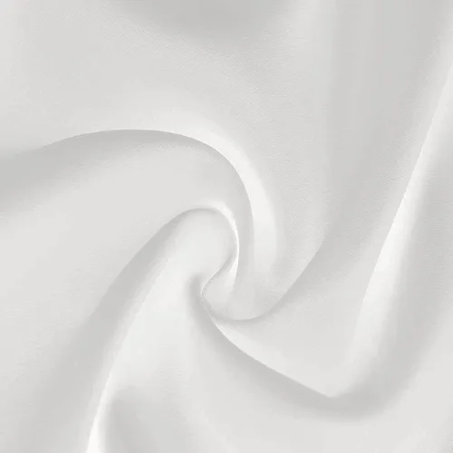 Vista 7 de Cenefa Blanco Puro Paquete de 2 - Cortinas de Liquidación para Sala de Estar, Baño y Dormitorio - Estilo Granja Festoneado, 18 Pulgadas de Largo