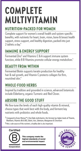 Vista 9 de Multivitaminas Every Woman New Chapter, 727783003034, 1, 1