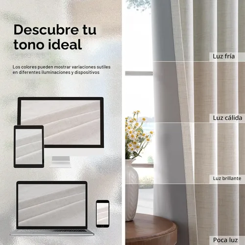 Vista 8 de Cortinas 100% Blackout Shield para puerta corredera, cortinas extra anchas de 63 pulgadas de largo, cortinas con ojales para puerta de patio