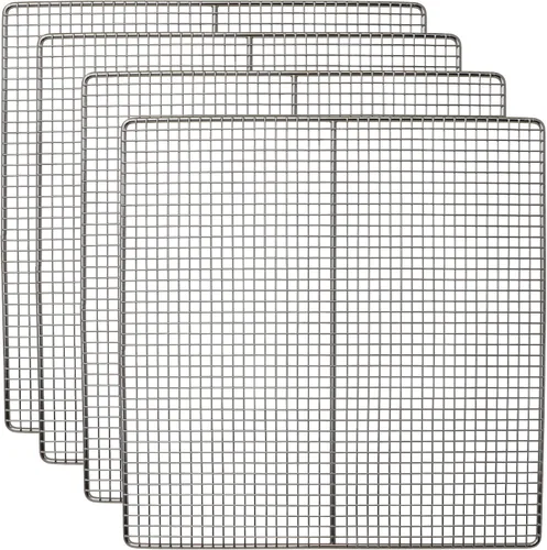 Vista 6 de Kitchen Basics 101 Pantalla para freidora profunda de 13-1/4 x 13-1/2 pulgadas, reemplaza la pantalla de migas para freidora Pitco, parte de calidad