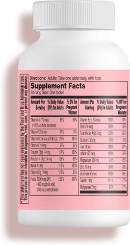 Vista 8 de One A Day Multivitamínico prenatal de planificación del embarazo para mujeres, vitaminas preembarazo para mujeres con metilfolato, ácido fólico