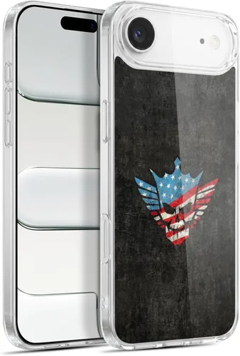 Vista 47 de Head Case Designs Funda de gel suave con licencia oficial de la WWE American Nightmare Flag Cody Rhodes Graphics compatible con Apple iPhone 7