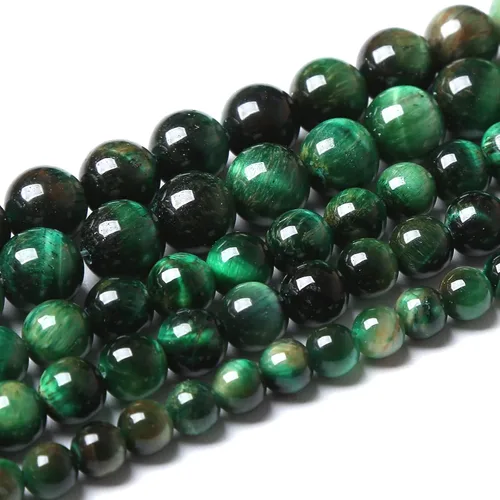 Vista 131 de 100 cuentas de piedra multicolor natural de 0.236 pulgadas (0.236 in), cuentas espaciadoras sueltas redondas para hacer pulseras, collares, aretes