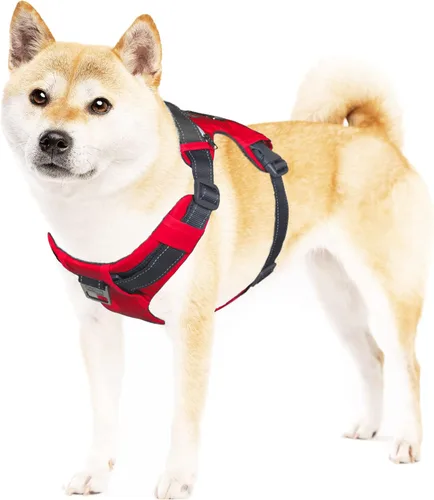 Vista 15 de Outward Hound Boulder Adventure - Arnés ajustable para perro con bolsillos, turquesa, mediano
