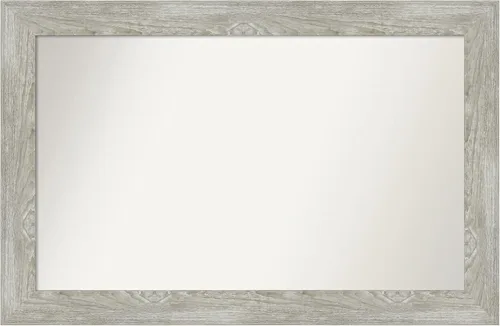 Vista 97 de Amanti Art Espejo personalizado, espejo de baño Alexandria Greywash, espejo de pared o espejo de tocador de baño sobre el fregadero