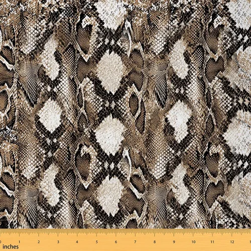 Vista 102 de Tela con Estampado de Leopardo por Yarda, Tela de Tapicería de Guepardo Africano Vida Silvestre para Sillas Sofá, Tela Impermeable de Piel de Animal