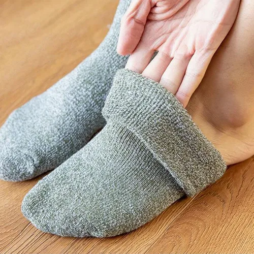 Vista 7 de YQHMT Calcetines de lana para mujer, regalos de invierno, cálidos, gruesos, térmicos, vintage, suaves, calcetines para calcetines, regalo de Navidad