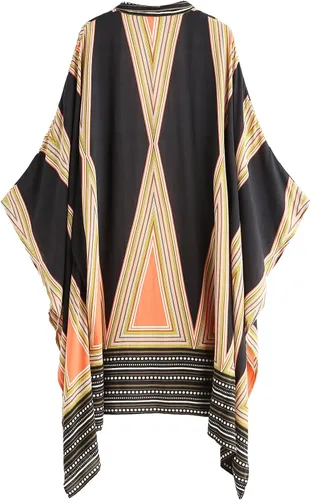 Vista 2 de SweatyRocks Kimono para mujer, estilo vintage, floral, para playa