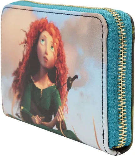Vista 2 de Loungefly Disney Brave Merida Princess Scenes - Cartera con cremallera, Varios colores, Cartera