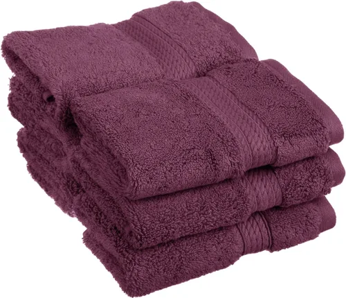 Vista 45 de BNM Toallas de Algodón Egipcio de Peso Pesado, Ideales para Baño, Ducha, Spa, Hotel, 800 GSM, Toallas Faciales/de Aseo, Toallas de Mano, Toallas