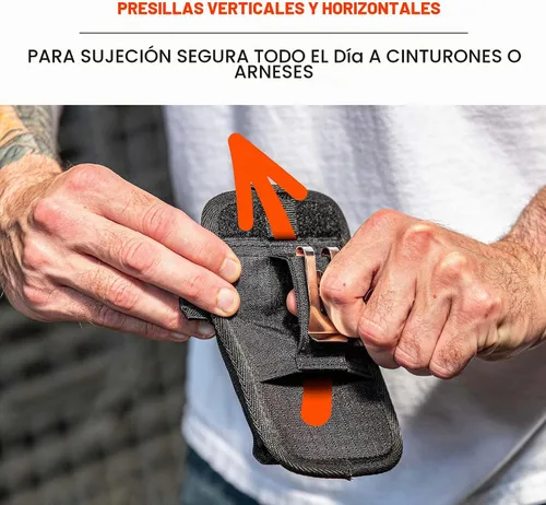 Vista 5 de Ergodyne Squids 5544 - Funda para escáner de código de barras para computadoras móviles de tamaño de teléfono, soporte para escáneres de código