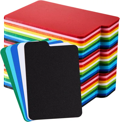 Vista 8 de Lewtemi 50 separadores de tarjetas, separadores de páginas de tarjetas intercambiables, separadores de juego para suministros de almacenamiento