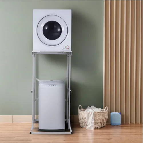 Vista 6 de BLACK+DECKER - Soporte apilable para lavadora y secadora, BWDS, color blanco Compatible with Black and Decker Portable Washers and Dryers, Heavy