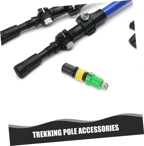 Vista 8 de Toddmomy Accessories Cane Fitting Walking Stick Internal Lock Trekking Pole Parts Trekking Pole Shock Absorption Green