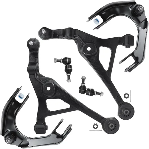 Vista 33 de Detroit Axle - Kit de extremo delantero para Chrysler 300 Dodge Charger 2011-2023 Challenger, 2 Lower Rearward Control Arms 2 Outer Tie Rods 2
