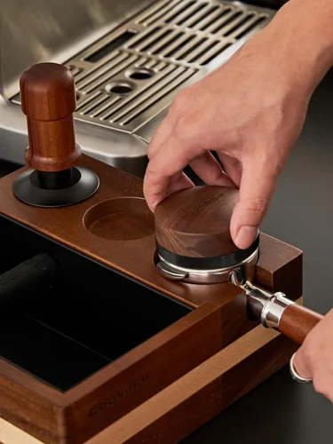 Vista 6 de Distribuidor de Café de 51 mm, Herramienta de Distribución de Espresso, Distribuidor de Espresso de Profundidad Ajustable para Todos