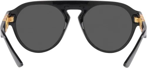 Vista 4 de Versace Gafas de sol para hombre marco negro lentes gris oscuro 0000in