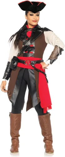 Vista 2 de Leg Avenue Disfraz de Assassin's Creed de 8 piezas Aveline Deluxe para mujer