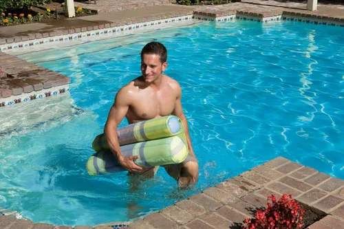 Vista 3 de Poolmaster Hamaca de agua extra grande para montar
