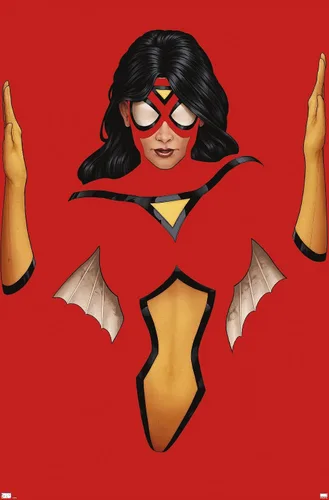 Vista 12 de Trends International Marvel Comics Spider Woman - Póster de pared Strikeforce #1, 22.4 pulgadas de largo x 14.7 pulgadas, versión enmarcada