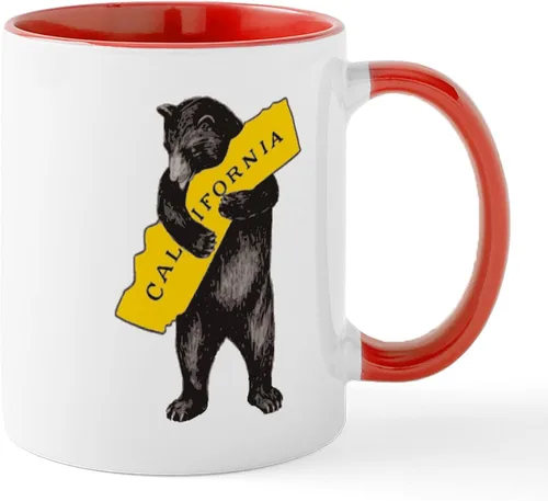 Vista 86 de CafePress Taza de café de cerámica de 11 oz (11.0 fl oz) de San Francisco Blanco - Taza San Francisco
