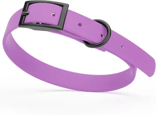 Vista 110 de Dogline Biothane - Collar impermeable para perro con hebilla de liberación rápida, resistente cincha de nailon recubierta con resistente y a prueba
