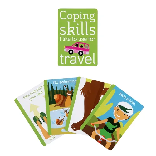 Vista 3 de Coping Skills for Kids Baraja de movimiento de tarjetas de señal (CSKCCMVT)
