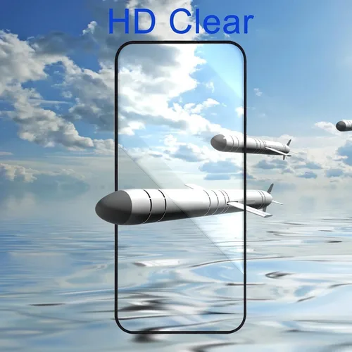 Vista 6 de [Paquete de 2] Protector de pantalla reflectante de espejo para iPhone 15 Pro Max, antiarañazos, antiburbujas